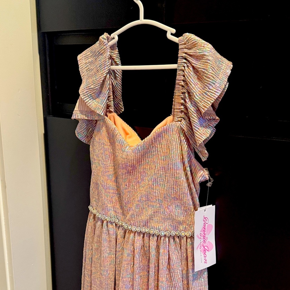 Bonnie Jean Multicolor Ruffled Dress